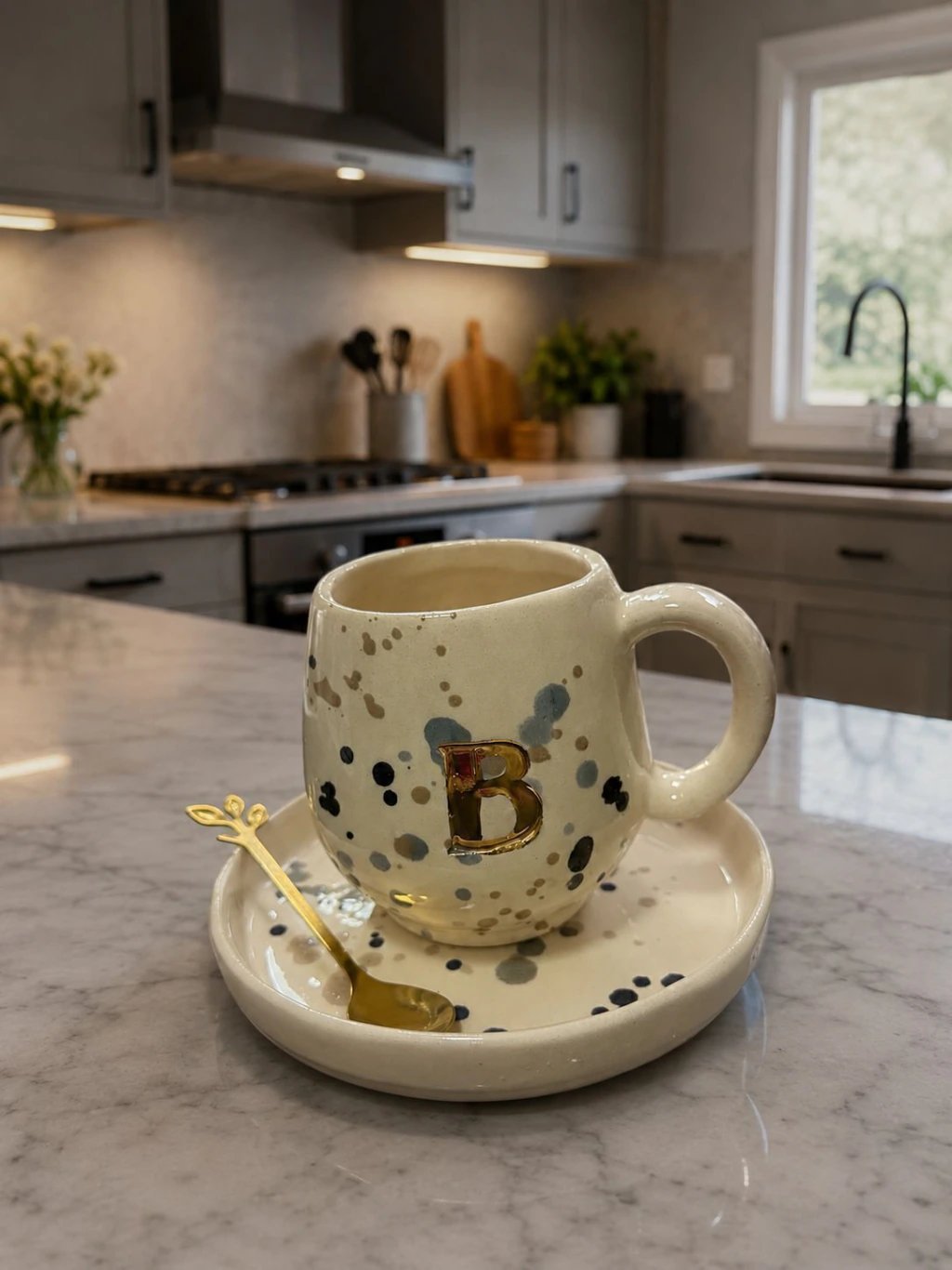 Taza inicial Gris