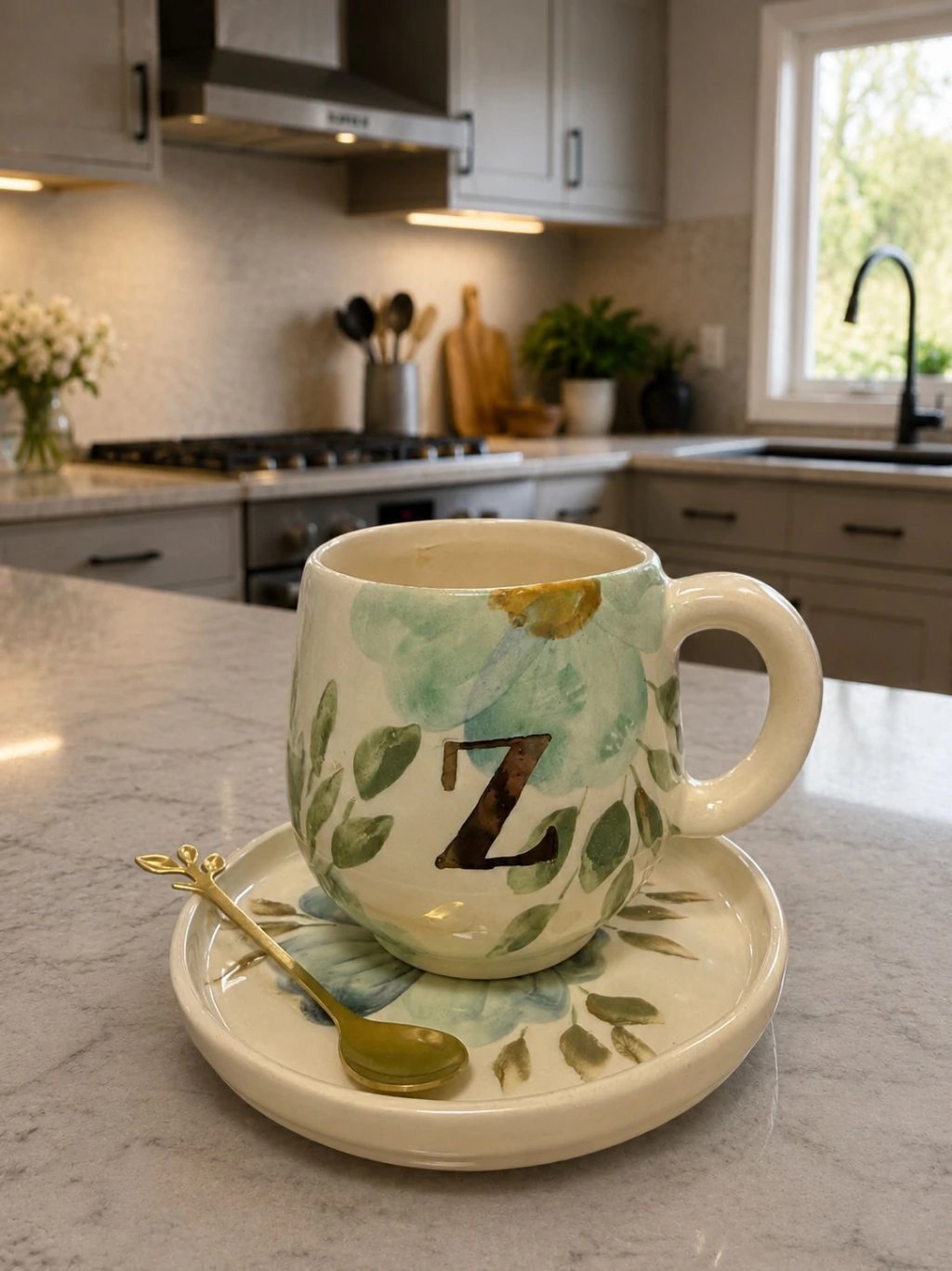 Taza Inicial Celeste